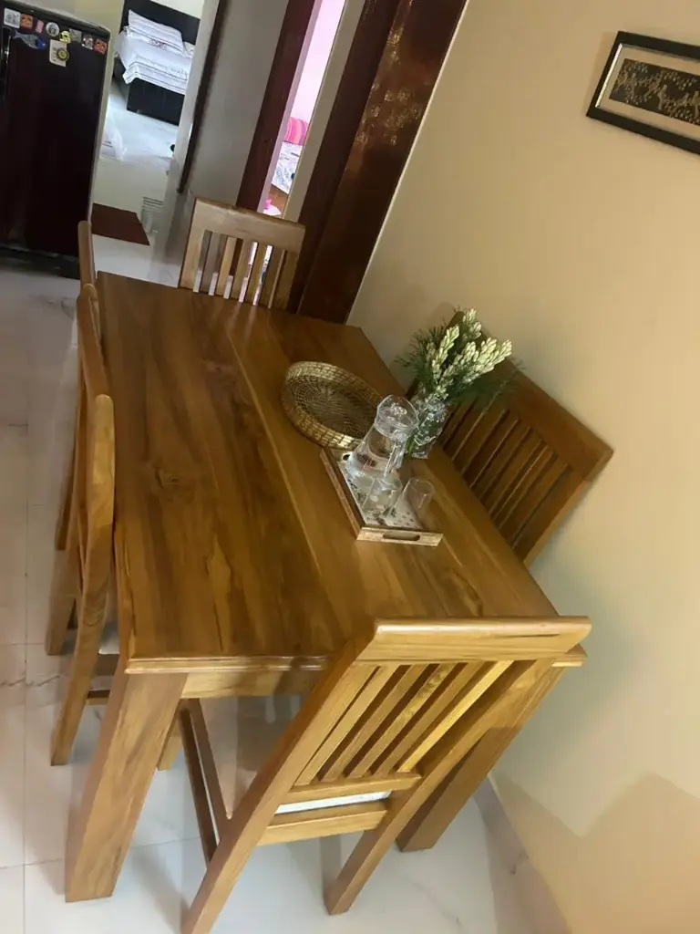 [A1NA10003] Dining Table 6 STR Teak - PURE