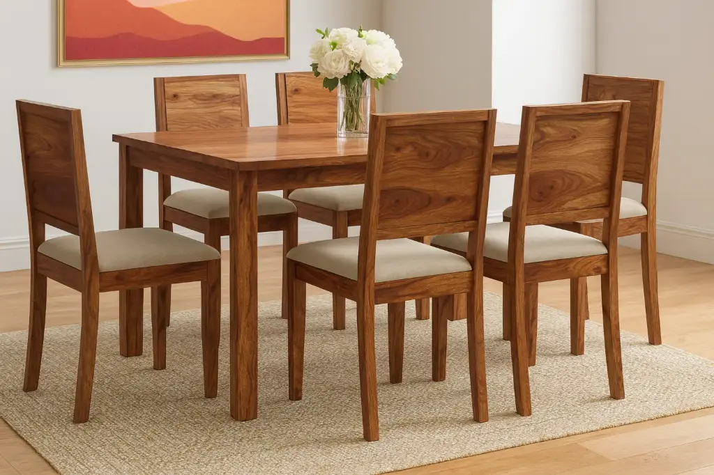 [NADS10023] Dining Table - <Felizio> 6 Seater 