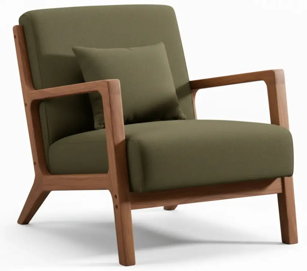 Arm Chair - TRIG (NT01 - Natural, NR/Bailey [ Bailey 701 ])