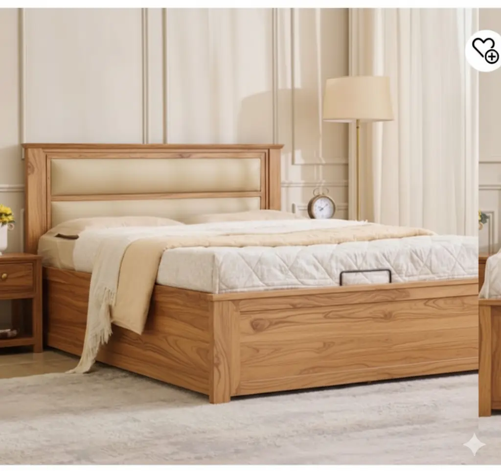 Double Bed Teak - SPRUCE