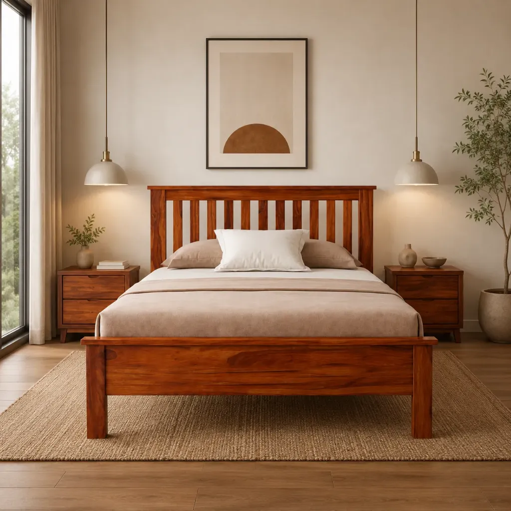 Single Bed - Vini (NT01 - Natural, No Storage, 75" x 36")