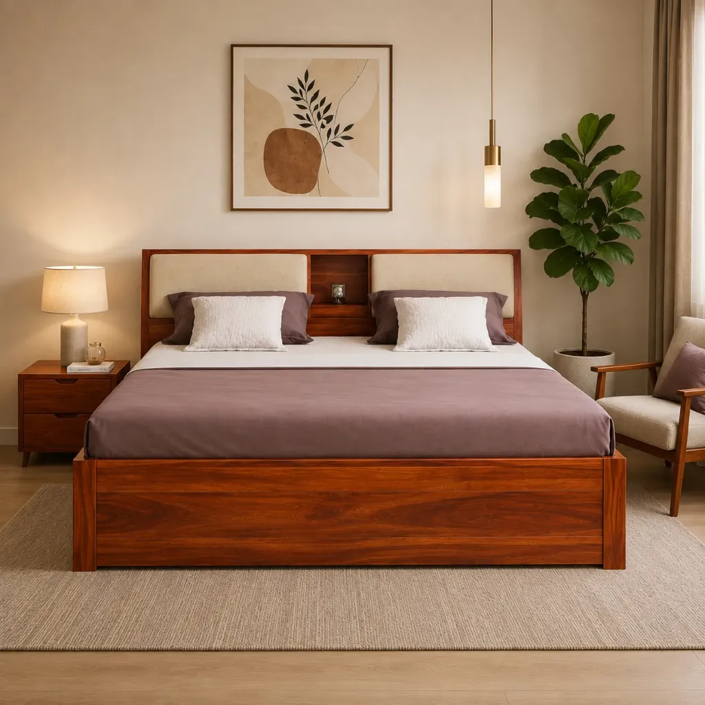 Double Bed - Teak Resta