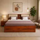 Double Bed - Teak Resta