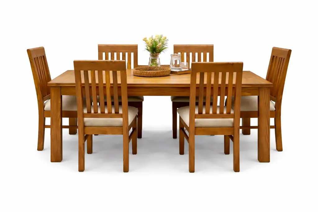 Dining Table (1+6) - PURE (NT01 - Natural)