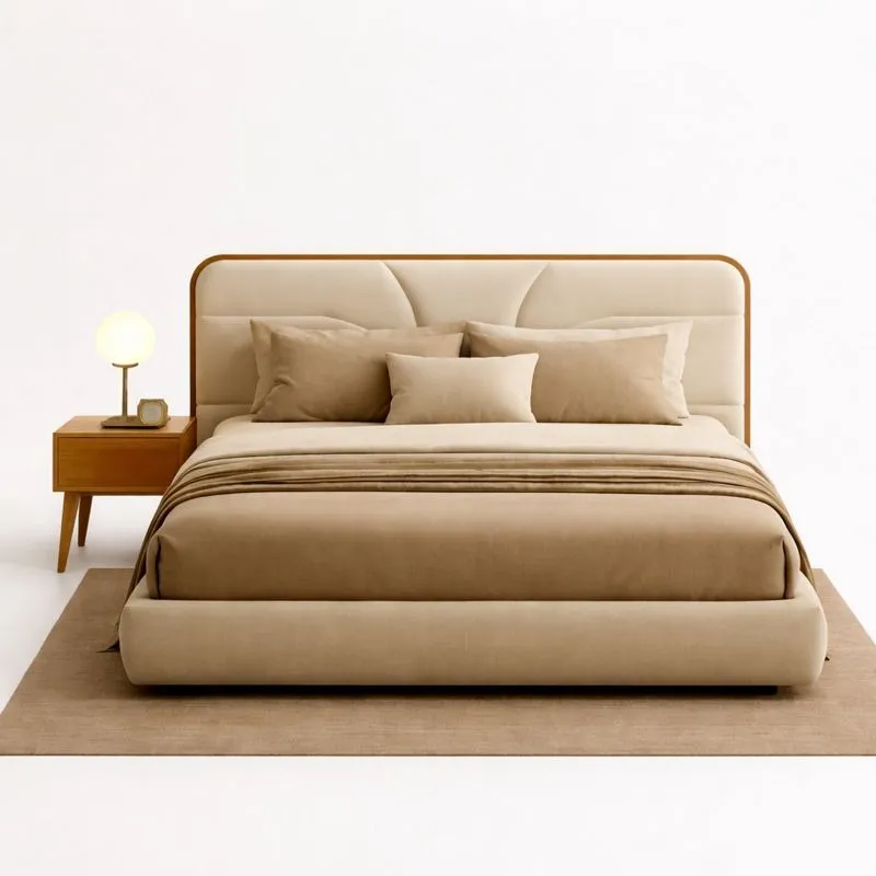 Double Bed Upholstered - Voqen