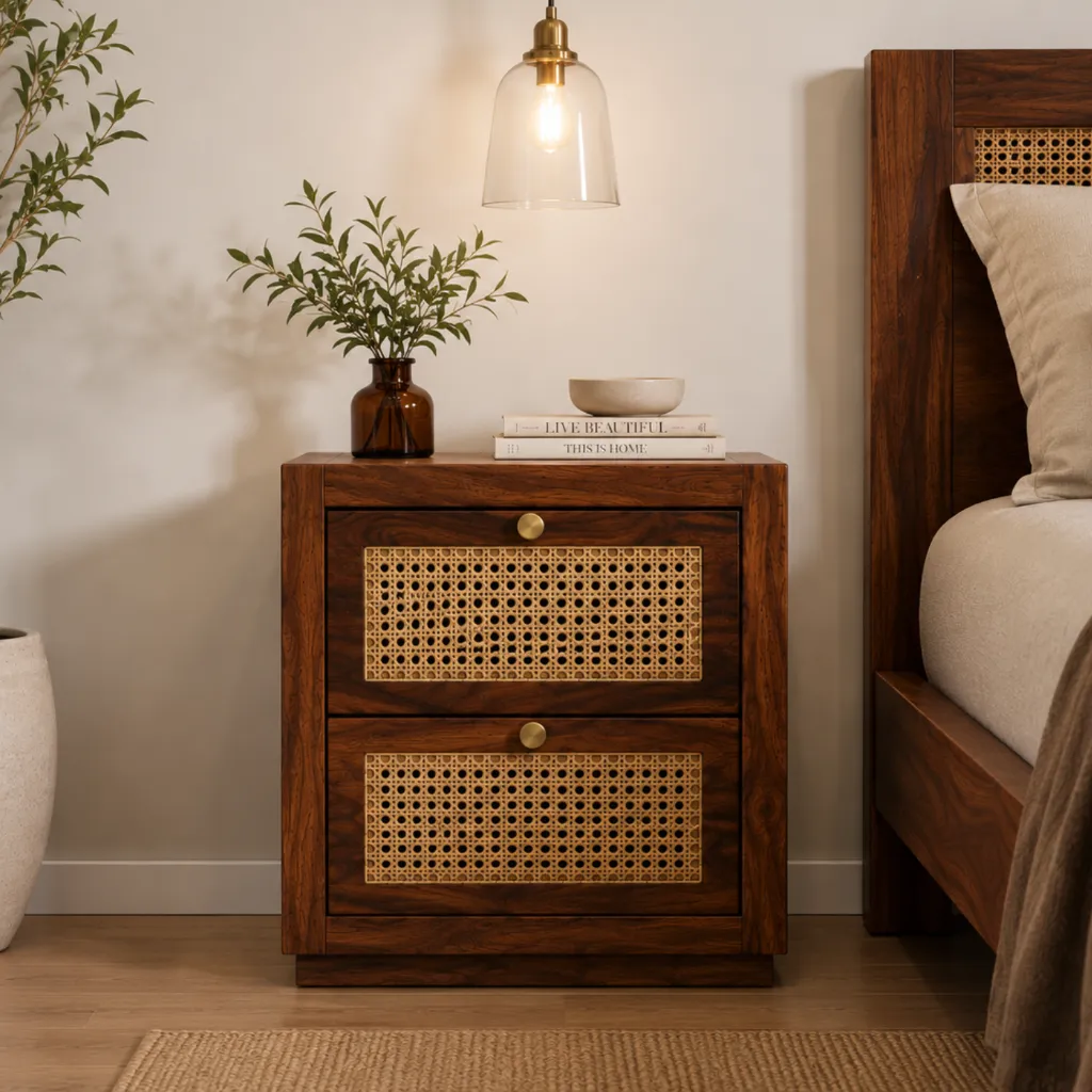 Bed Side Table - RS Elyndor (WN02 - Walnut)