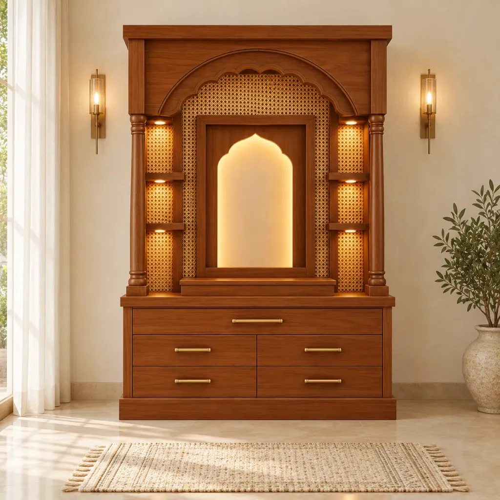 Mandir - Ashirwaad (NT01 - Natural, 60"x36")